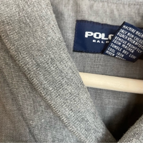 Polo GOLF Ralph Lauren Gray pullover jacket. Men’s Large - Picture 12 of 14